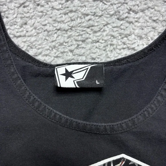 Famous Stars and Straps Tank Top Mens Large FMS Family Tattoo Chick Streetwear - Picture 3 of 4
